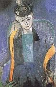 Henri Matisse Portrait of Madame Matisse (mk35) oil on canvas